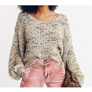 Free People chunky ladies sweater XS